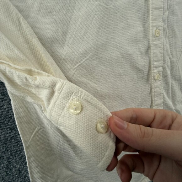 Ariat Pro Series Ivory Long Sleeve Button Up Shirt Men Outdoors Size 36 Small - Picture 11 of 16